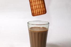 biscoitos popularmente conhecidos como chai-biscuit na índia foto