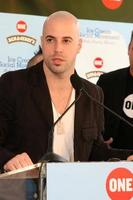 chris daughtry conferência de imprensa de ben e jerry em apoio ao one burbank, ca 7 de abril de 2008 foto