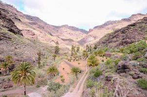 paisagem rochosa nas ilhas canárias foto