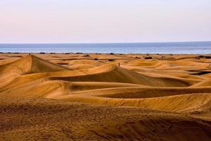 vista das dunas de areia foto