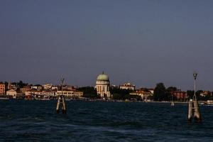 vista da paisagem de veneza foto