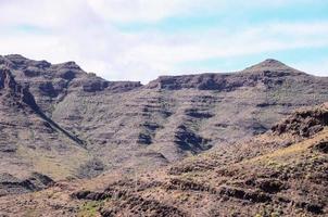 paisagem rochosa nas ilhas canárias foto