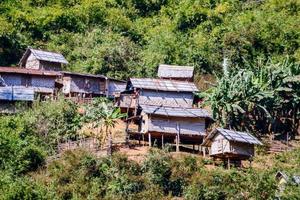 paisagem rural no leste da ásia foto