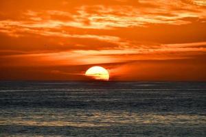 pôr do sol em marrocos foto