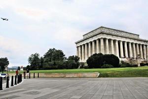 washington nos eua em 2015. uma vista do lincoln memorial foto