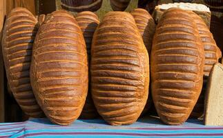 pão tradicional feito à moda turca foto