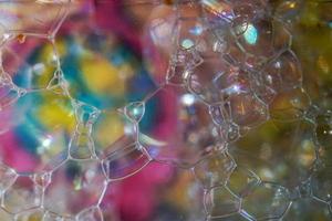 bolhas de sabão fundo texturizado abstrato foto