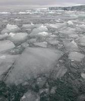 geleiras árticas e gelo flutuante