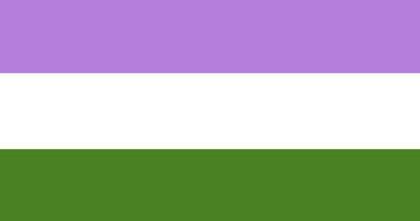 pintura de arte de listras queer de gênero, símbolo genderqueer, conceito para celebrações de lgbtq no mês do orgulho em todo o mundo. foto