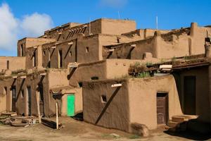 taos pueblo no novo méxico, eua foto