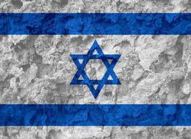 textura da bandeira israelense como pano de fundo foto