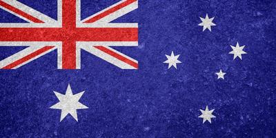 textura da bandeira australiana como plano de fundo foto
