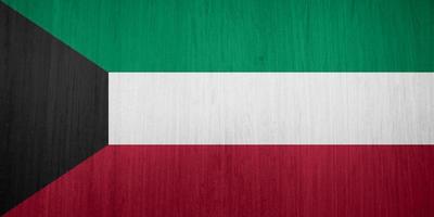 textura da bandeira do Kuwait como plano de fundo foto