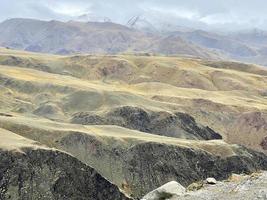 montanhas de veludo amarelo de altai, rússia foto