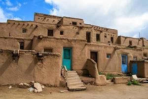 taos pueblo no novo méxico, eua foto