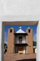 capela de san geronimo em pueblo de taos, eua foto