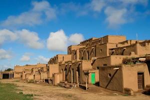 taos pueblo no novo méxico, eua foto