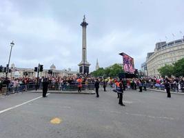 Londres, no Reino Unido, em junho de 2022. Uma vista da Trafalgar Square foto