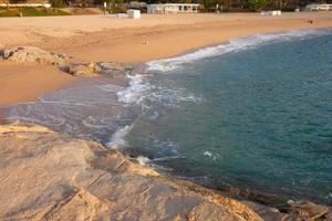 caminho de ronda, uma estrada paralela à costa brava catalã, localizada no mar mediterrâneo, no norte da catalunha, espanha. foto