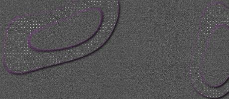 fundo elegante de luxo com elemento de brilhos e partícula de pontos na superfície preta escura. decoração papercut realista abstrata texturizada com camadas onduladas e padrão de efeito de meio-tom. foto