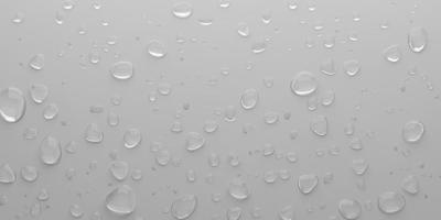 gotas de água no vidro gotas de chuva no vidro após a ilustração 3d da chuva foto