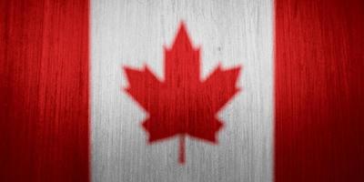 textura da bandeira canadense como plano de fundo foto