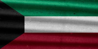 textura da bandeira do Kuwait como plano de fundo foto