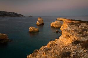 paisagens de microcíclades, grécia foto