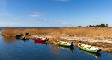 paisagens de primavera na ilha de hiiumaa foto