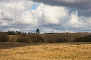 paisagens de primavera com nuvens foto