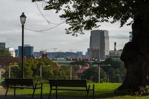 cidade velha de tallinn no verão foto