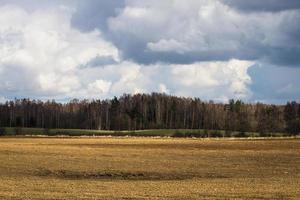 paisagens de primavera com nuvens foto