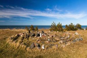 vistas da primavera da ilha de hiiumaa foto