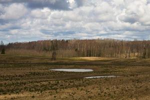 paisagens de primavera com nuvens foto