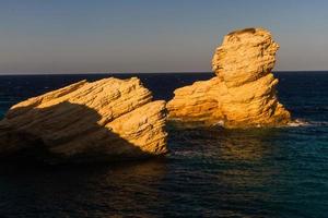 paisagens de microcíclades, grécia foto