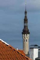 cidade velha de tallinn no verão foto