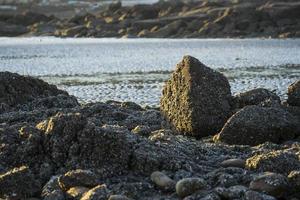 a ilha de yeongjongdo, incheon, coreia, é famosa por seu cenário de pedra da rocha seonnyeo foto