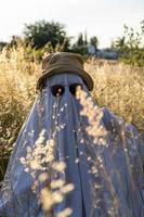 halloween engraçado, tema não assustador, fantasma branco, méxico américa latina, méxico américa latina foto