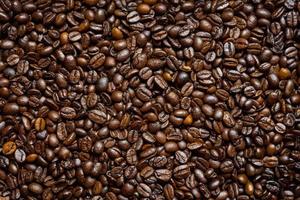 pilha de grãos de café