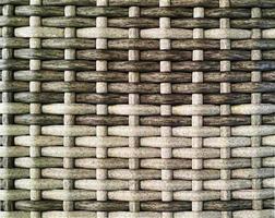 feche a textura natura de bambu como pano de fundo. quadro completo de padrão de bambu bem tecido. com espaço para texto, para um plano de fundo. foto