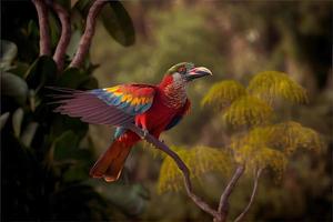 pássaro da américa do sul no habitat natural foto