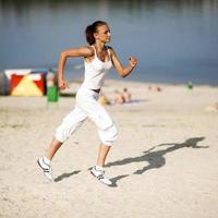 esporte mulher treinando foto