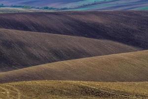 paisagem de outono em campos da morávia foto