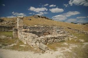 tripolis na antiga cidade meandro em denizli, turkiye foto