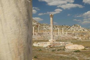 tripolis na antiga cidade meandro em denizli, turkiye foto