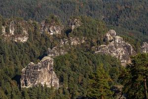 paisagens de outono em prebischtor, boêmia foto