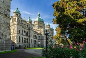 Edifícios do Parlamento da Colúmbia Britânica em Victoria, Canadá