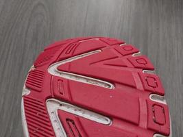 detalhes de tênis de calçados esportivos foto