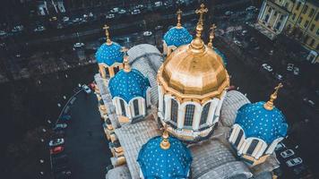 st. Catedral de Volodymyrs vista em Kiev, Ucrânia foto