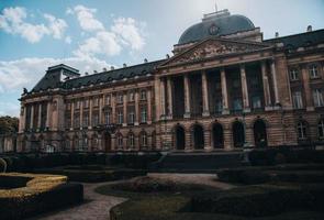 palácio real de bruxelas na cidade de bruxelas, bélgica foto